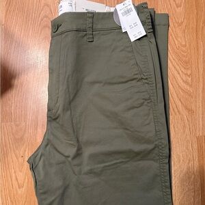 Hollister Men's Olive Chino Pants